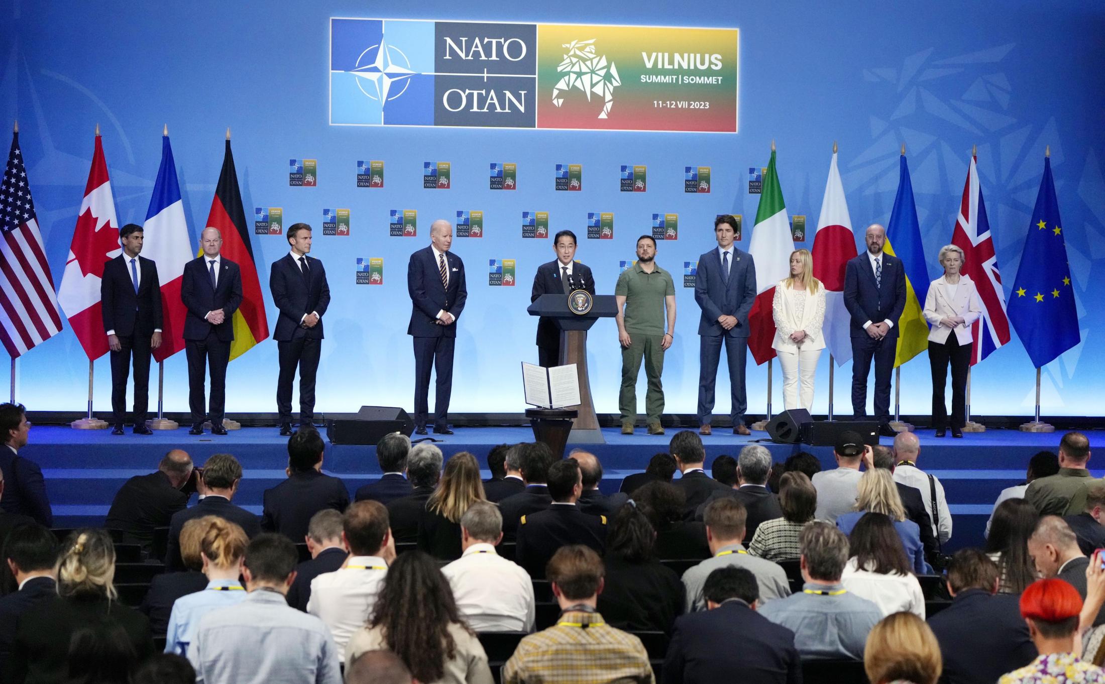 G7、防衛支援で安全約束 ウクライナ巡り首脳宣言（共同通信） !ニュース