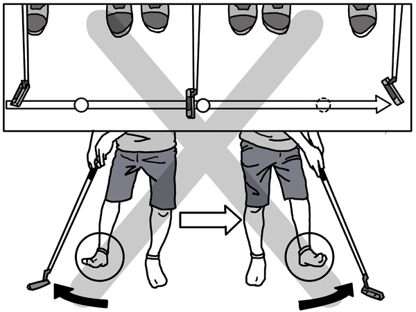 打点がブレる？ パットの距離感ミスは「体を回す」イメージが原因（伍井佳介）