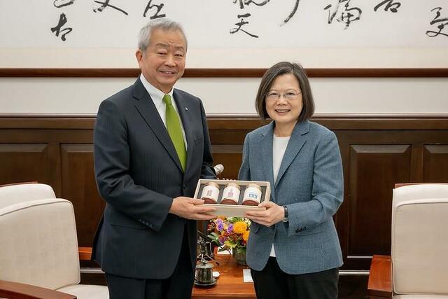 蔡総統、NTT会長と面会 連携による成果を期待／台湾（中央社フォーカス台湾） - Yahoo!ニュース