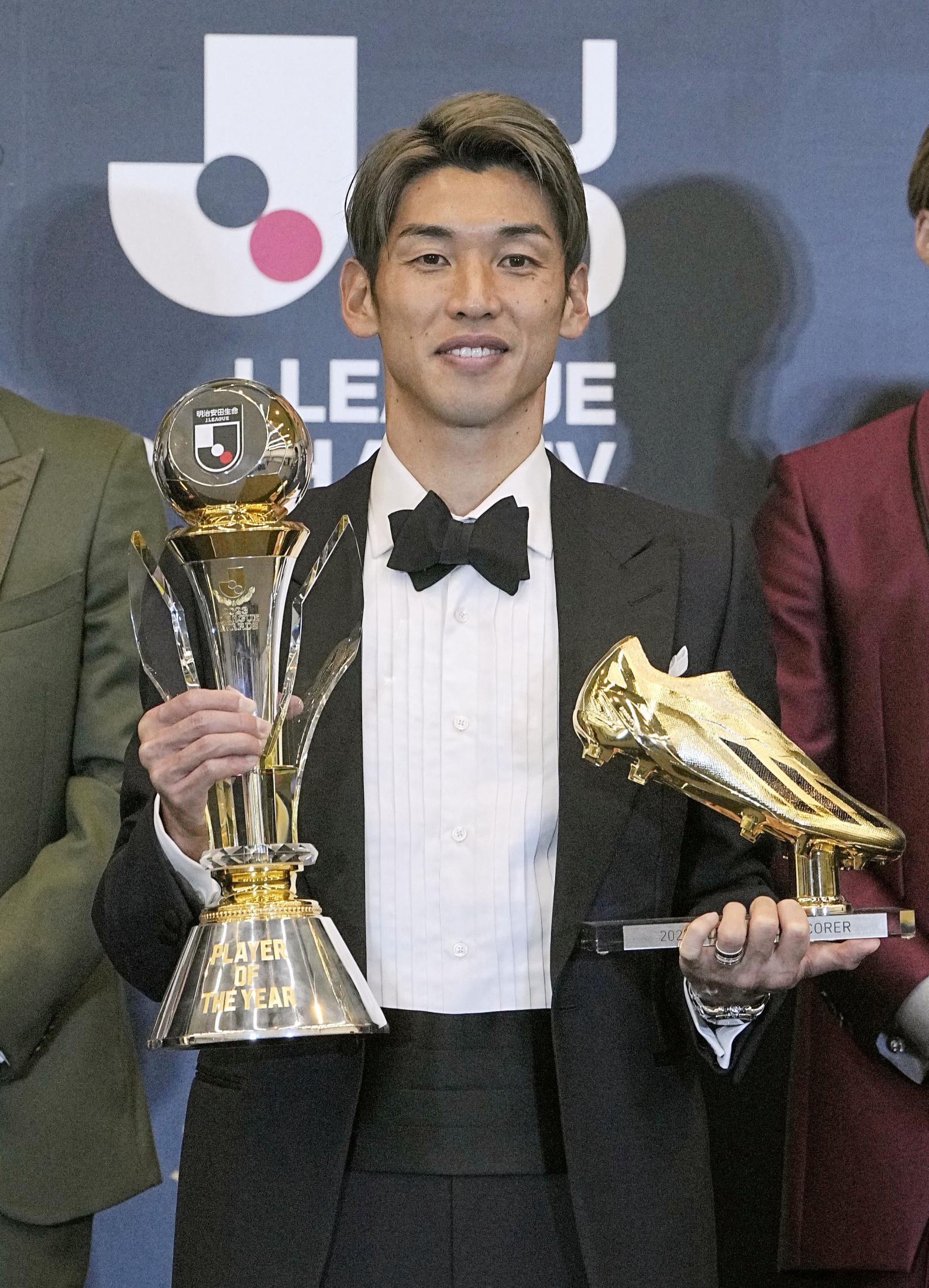 神戸の大迫勇也が初のMVP Jリーグ年間表彰（共同通信） - Yahoo