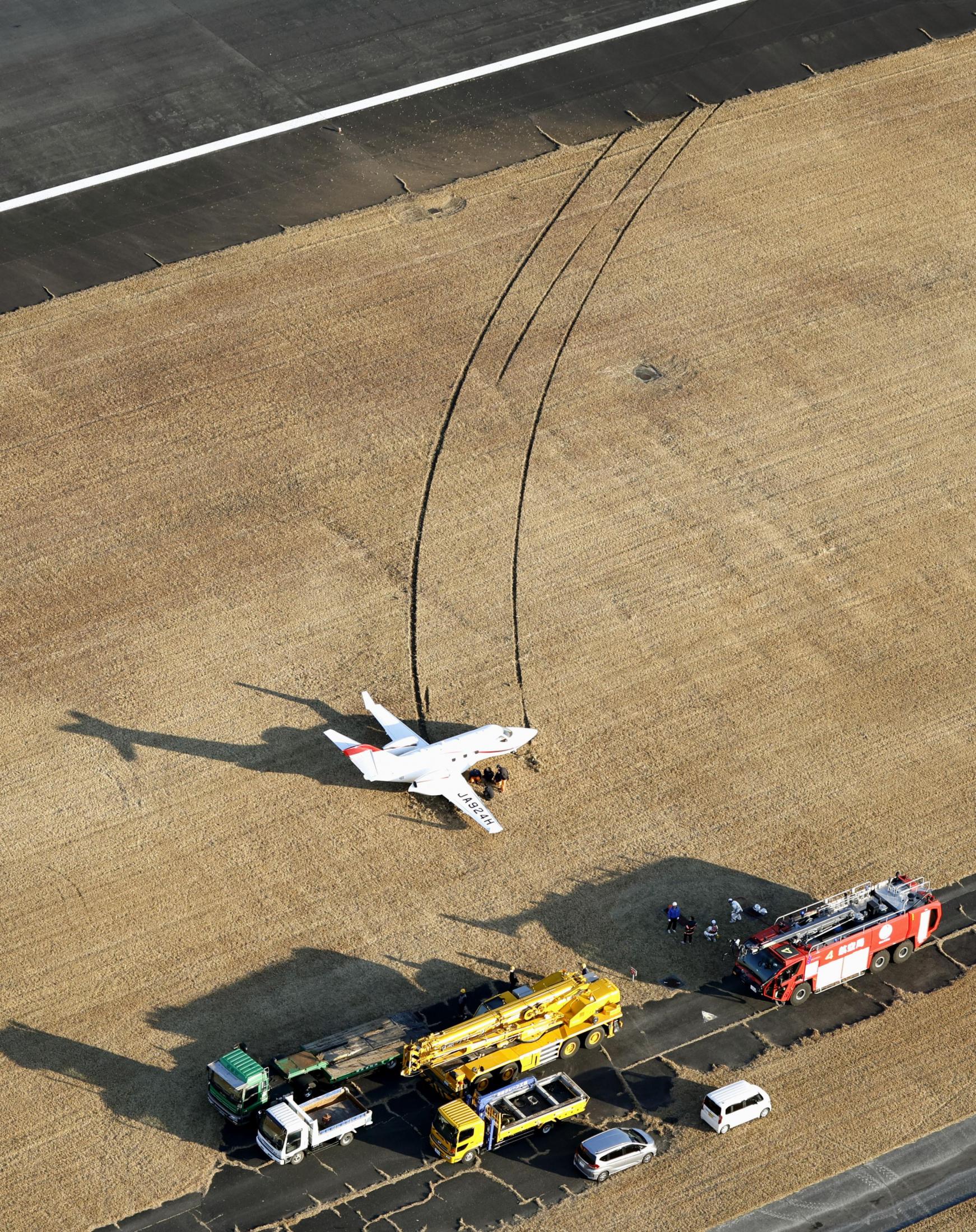 大分で訓練機が滑走路逸脱 けが人なし、安全委調査へ（共同通信 