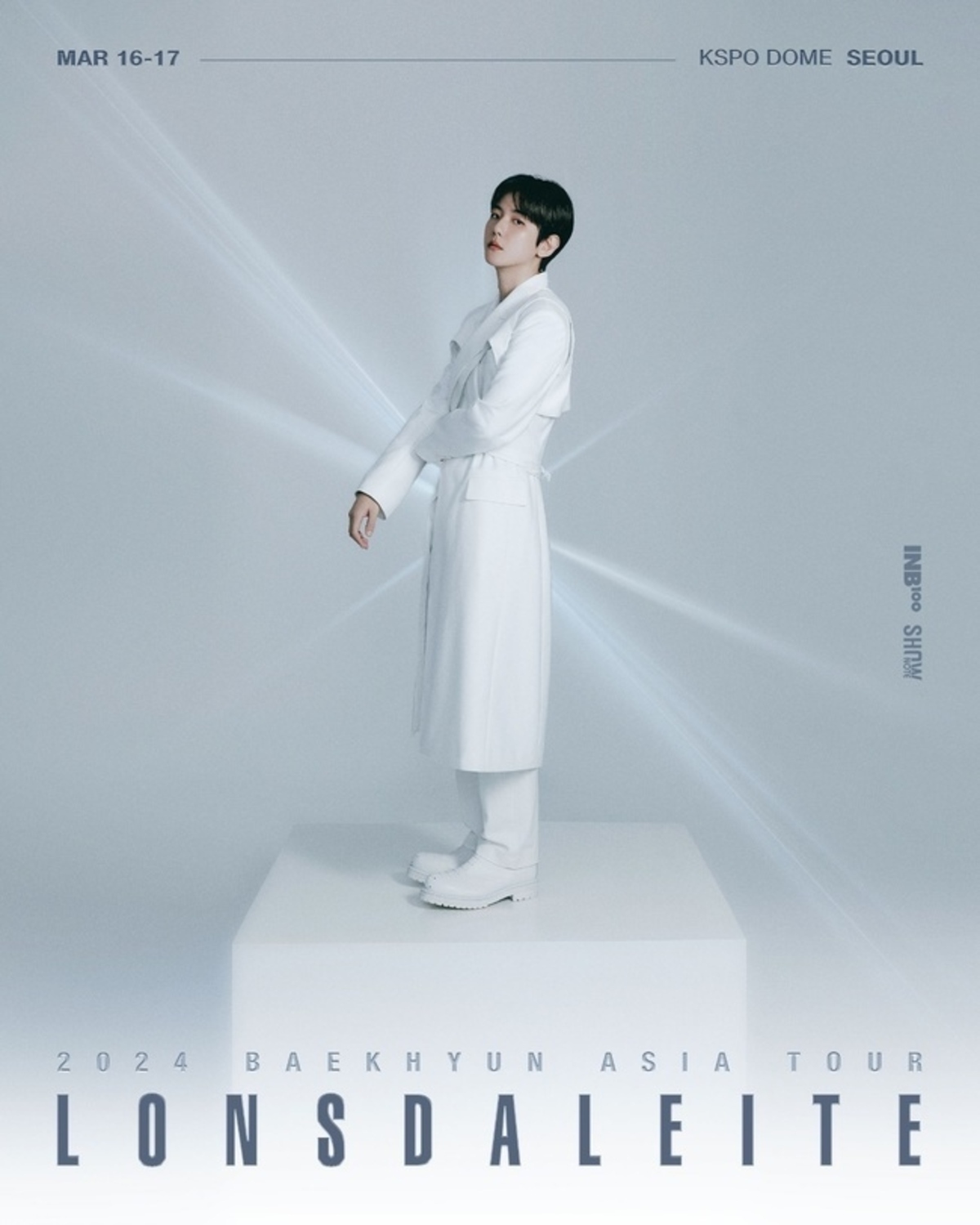 EXO ベクヒョン、単独コンサート「Lonsdaleite」メインポスターを公開 