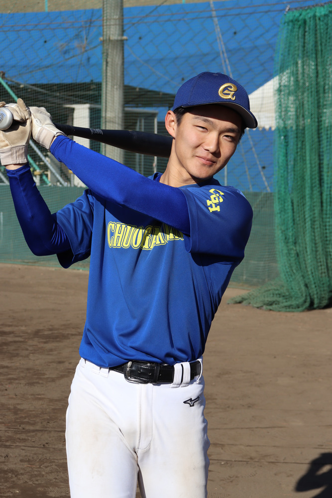 下剋上で頂へ―'24センバツ・中央学院＞選手紹介 上村晃平外野手 2年