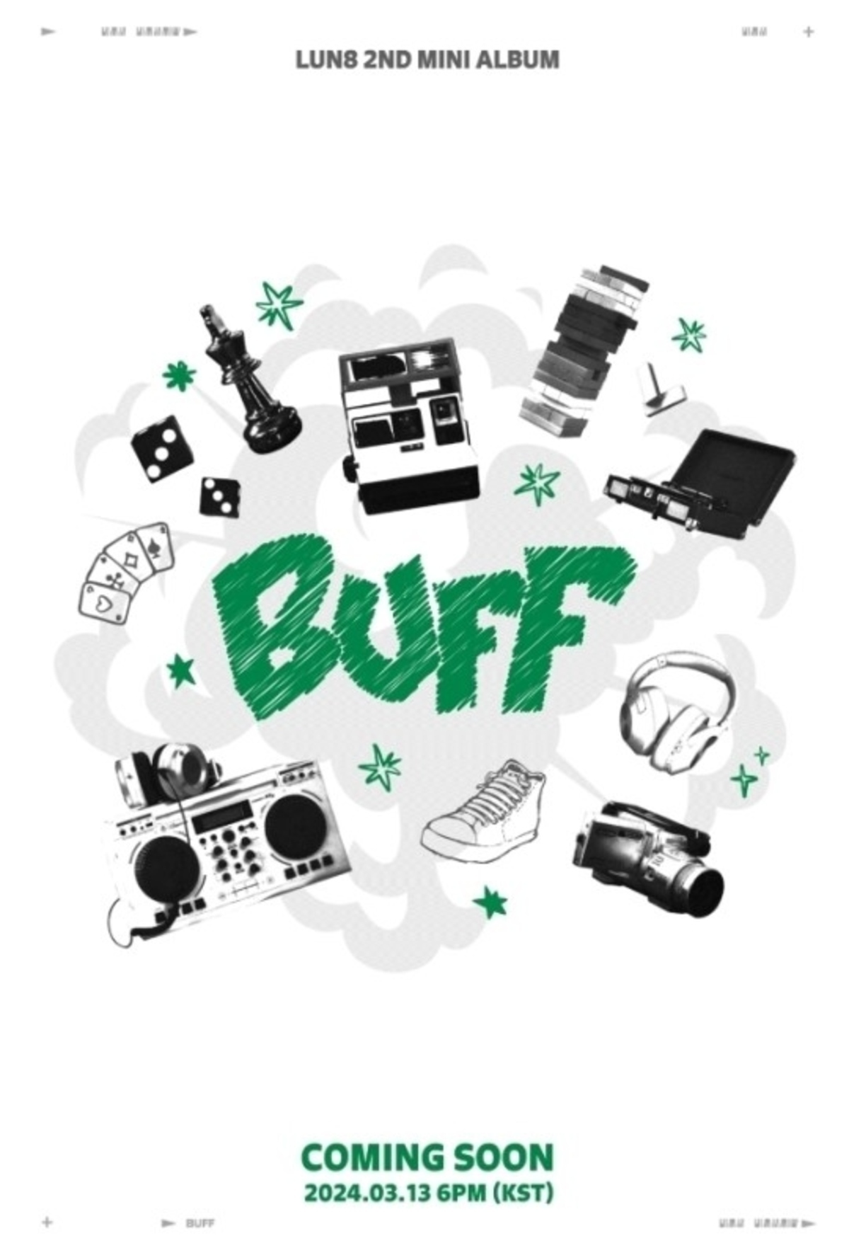 LUN8、2ndミニアルバム「BUFF」を3月13日にリリース…予告映像