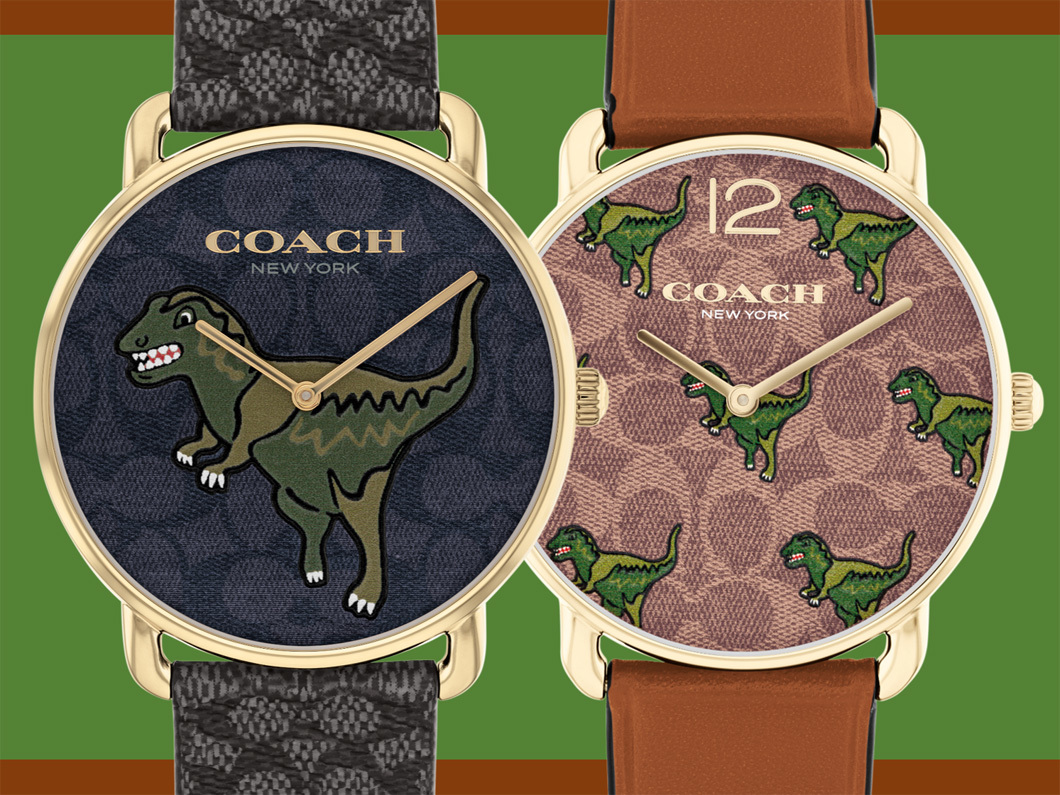 恐竜に注目、“コーチ（COACH）”の新作時計】アップルウオッチ用ベルト 