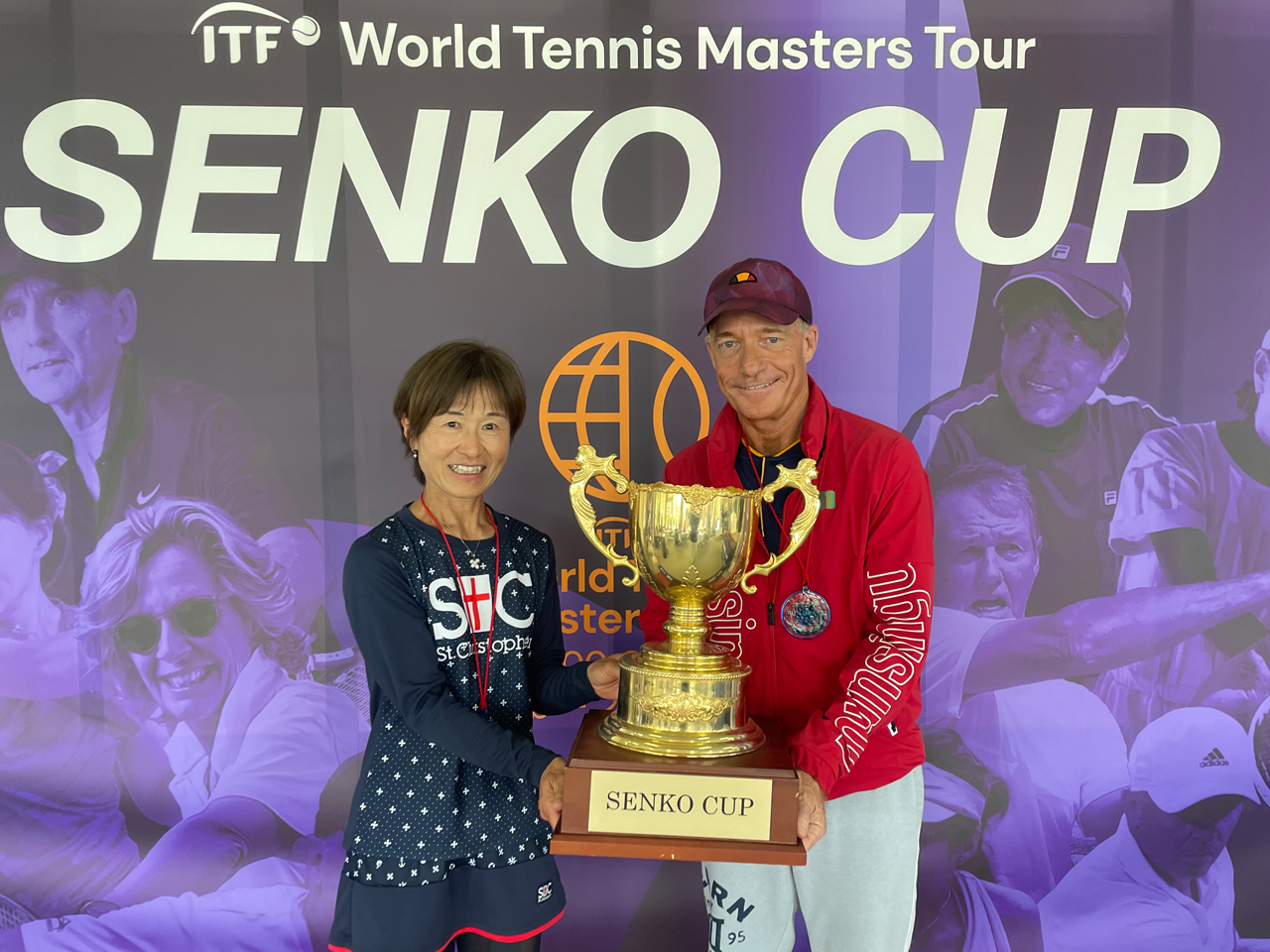 ITFワールドテニスマスターズツアー「SENKO CUP in 沖縄」の第2回大会 