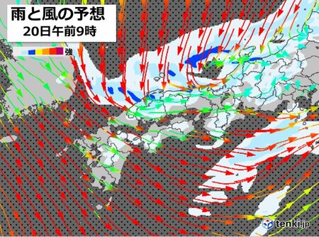 九州　20日「春分の日」は強い寒の戻り　沿岸海上は暴風・高波に警戒(tenki.jp)