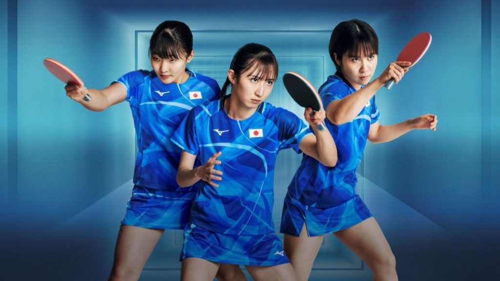 ミズノが2024年卓球女子日本代表ユニフォームを発表 独自の新素材 