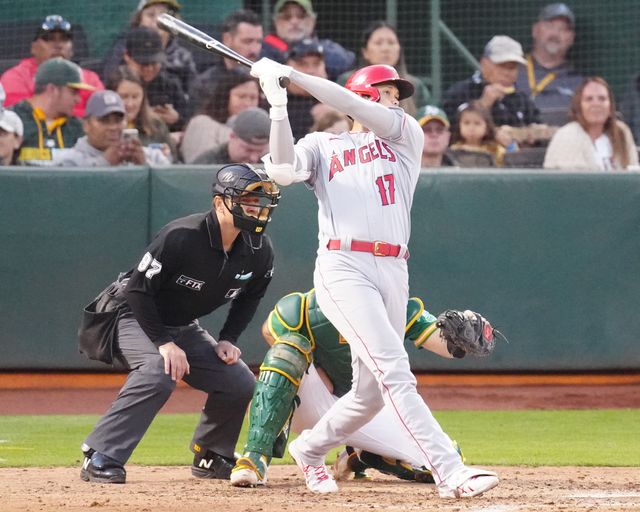 大谷翔平がメジャー7年目で松井秀喜に並ぶ通算175本塁打に到達