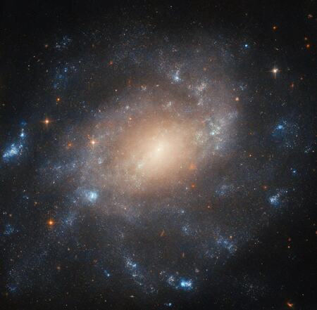 幅広の渦巻腕を持つ“はと座”の銀河「ESO 422-41」　ハッブル宇宙望遠鏡が撮影(sorae 宇宙へのポータルサイト)