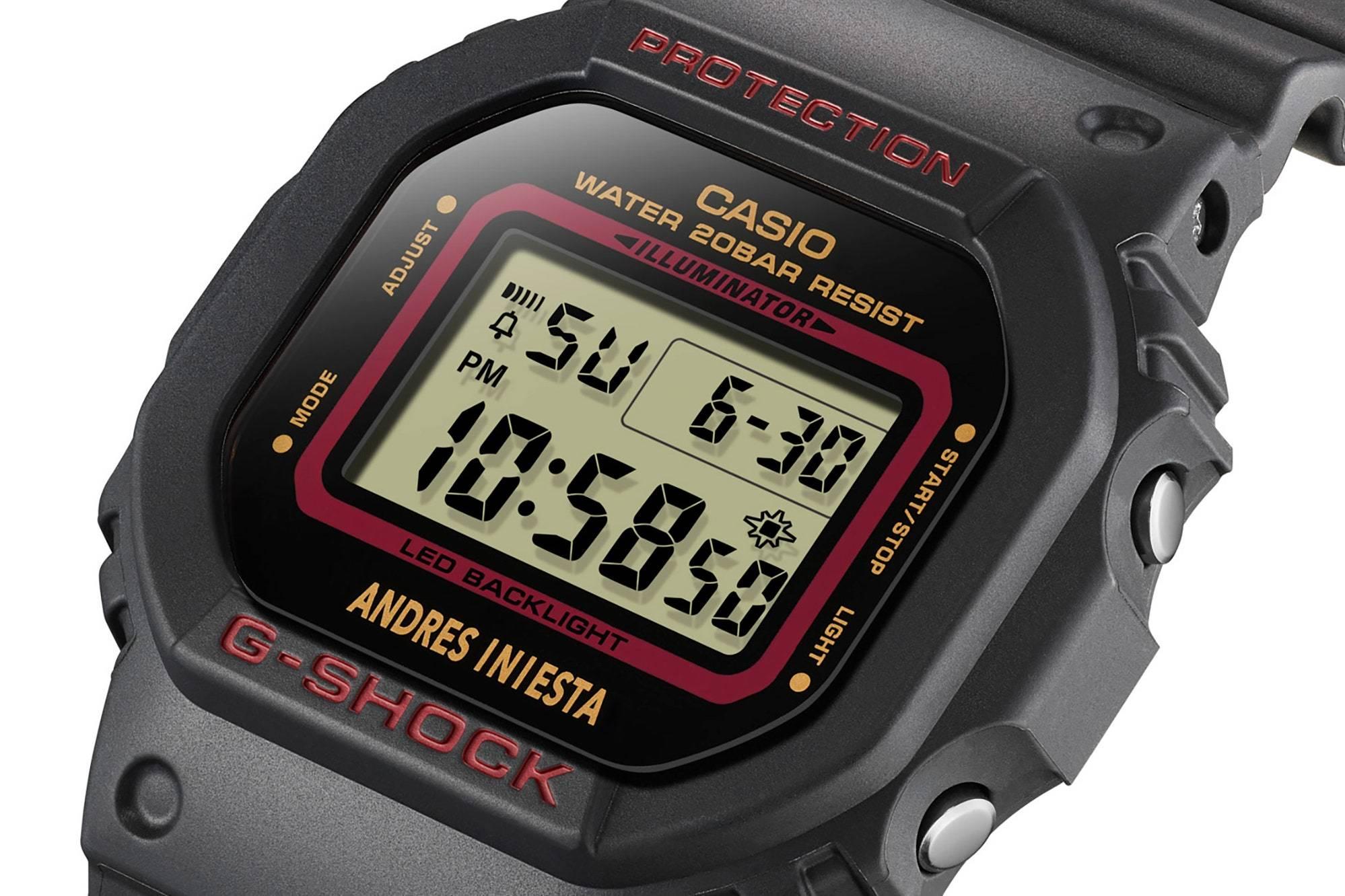 G-SHOCKに、イニエスタのシグネチャーモデル「DW-5600AI」登場！──GQ