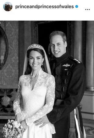 英国・ウィリアム皇太子とキャサリン妃が結婚１３周年！結婚式での未公開写真を公開(スポーツ報知)