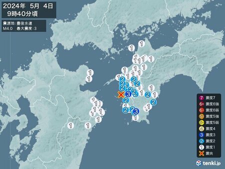 愛媛県、高知県で震度3の地震　津波の心配なし(tenki.jp)