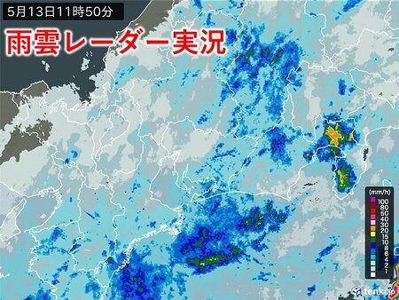 東海　雨のピークは昼過ぎまで　やむのはいつ頃?　明日14日から汗ばむ陽気が戻る(tenki.jp)
