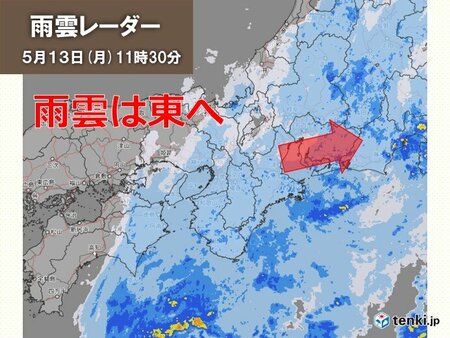 関西　午後は天気回復へ　明日14日(火)～週末は晴れる所が多く京都など30度予想(tenki.jp)