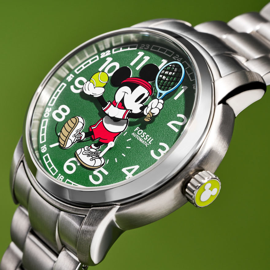 ミッキーだらけの腕時計!】“ディズニー×フォッシル”の限定モデル、5月 