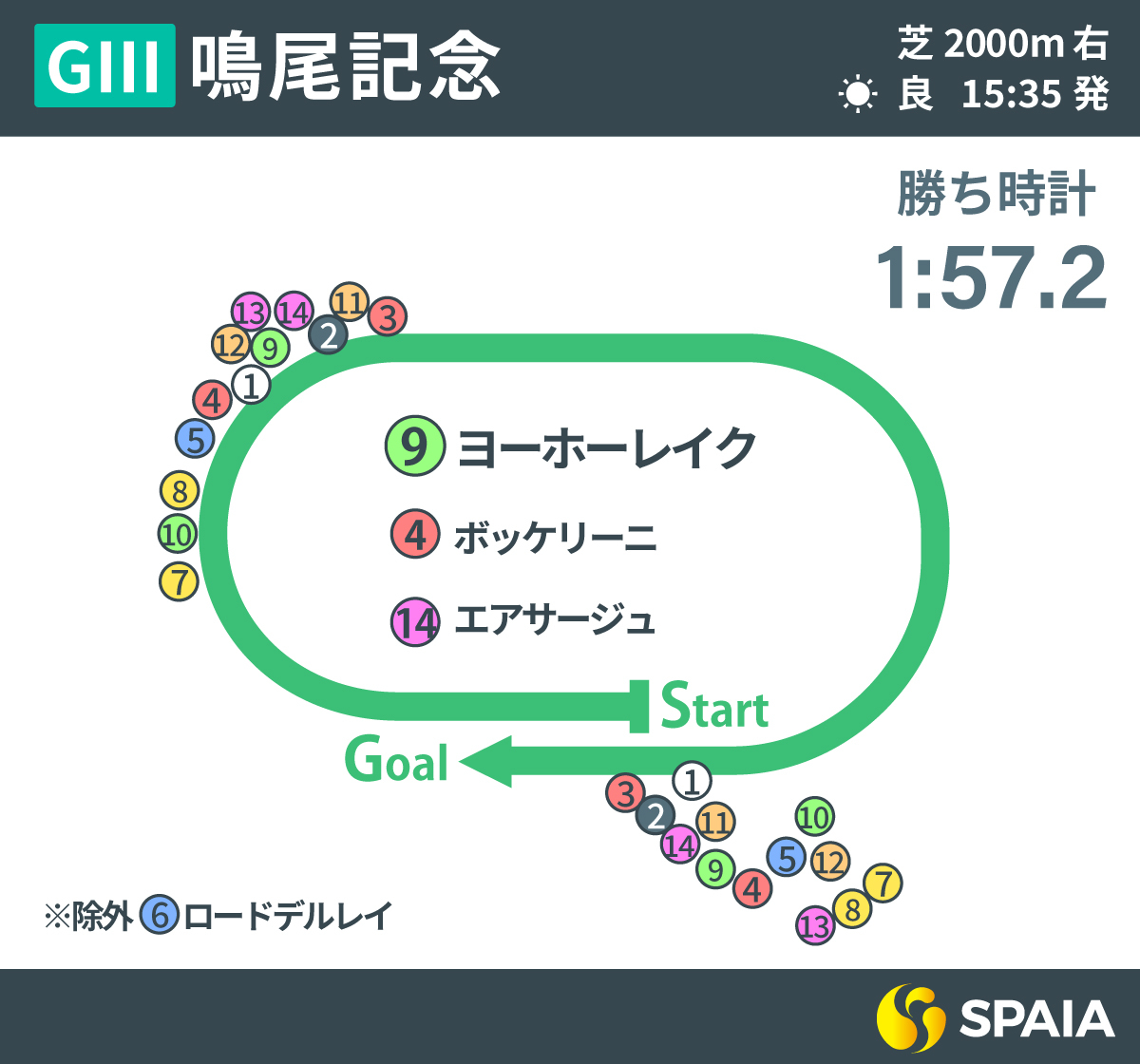 【鳴尾記念回顧】高速決着で勝ち負け演じたベテラン勢　初の中3週で勝負に出たヨーホーレイク陣営