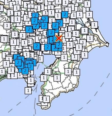 【速報】千葉県北西部で地震　市川や柏、野田で震度2　M4・2(千葉日報オンライン)