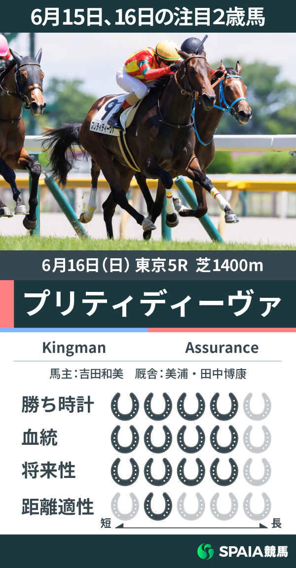 【注目2歳馬】Kingman産駒プリティディーヴァが見せた勝負根性　勝ち時計優秀、次走の上積みにも期待