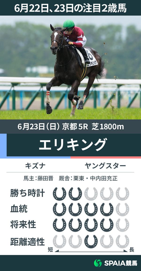 【注目2歳馬】キズナ産駒エリキングが注目の新馬戦を制する　重馬場ながらラスト11.5-11.3をマーク