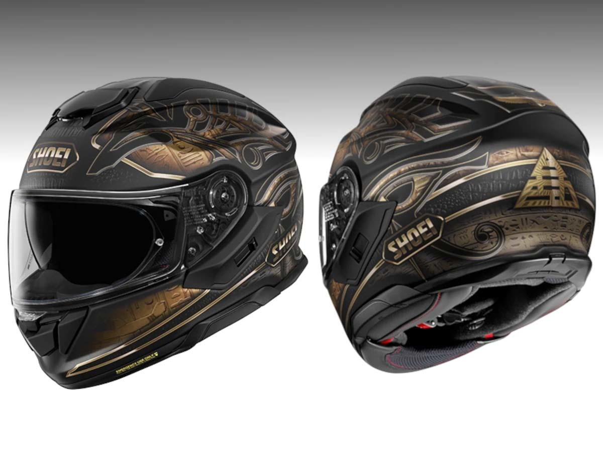 SHOEI GT-Air3に新グラフィック「NILE」が登場！ 妖しくも神秘的なエキゾチックデザイン（Webikeプラス） - Yahoo!ニュース