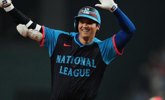 【速報】大谷翔平、第2打席で待望の先制3ランホームラン！ 打った瞬間の球宴初アーチ【MLBオールスター】（ベースボールチャンネル） -  Yahoo!ニュース