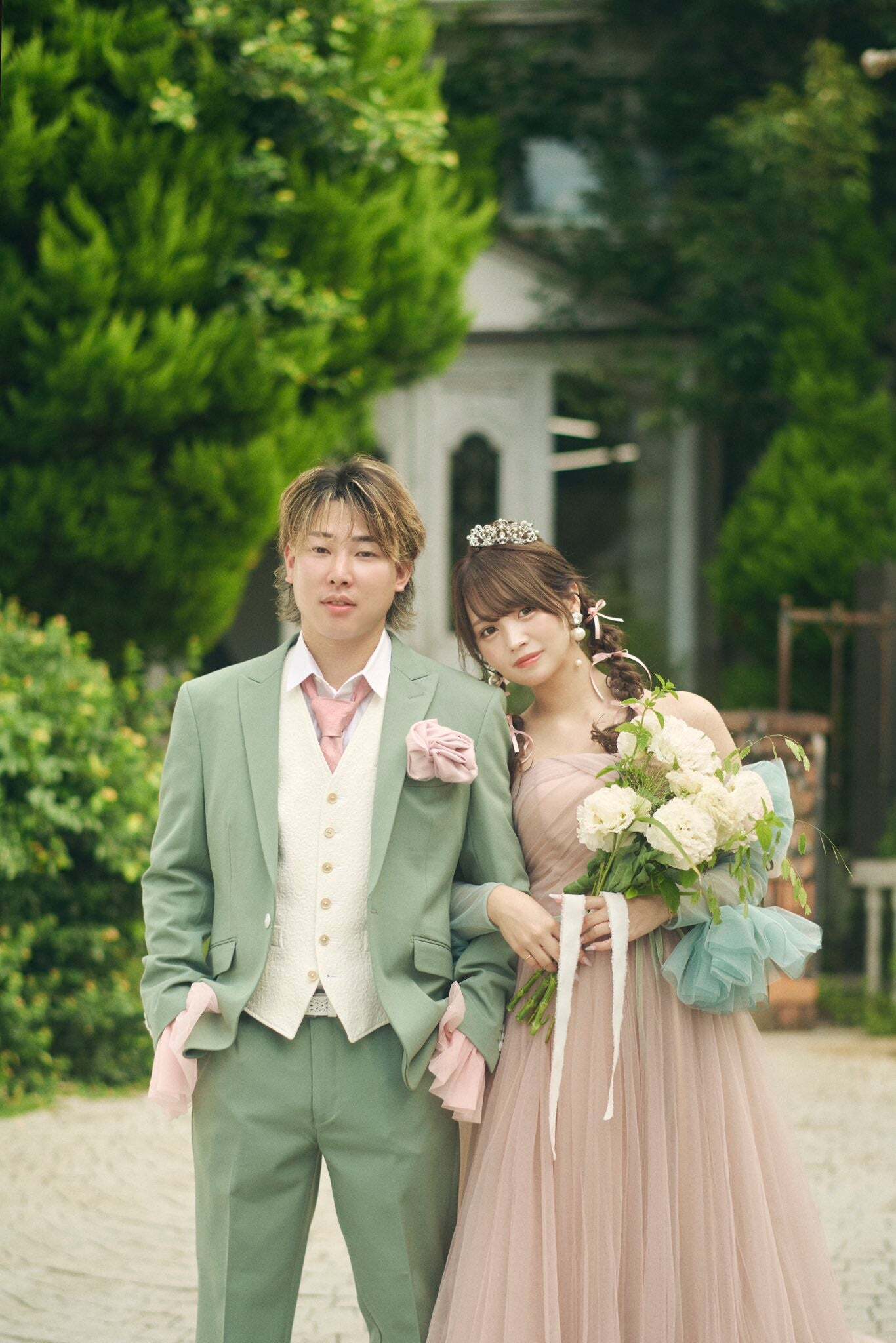 結婚発表のばんばんざい・るな＆エスポはんくん、密着ウエディングフォト公開「おめでとう」「お似合い」祝福の声（モデルプレス） - Yahoo!ニュース