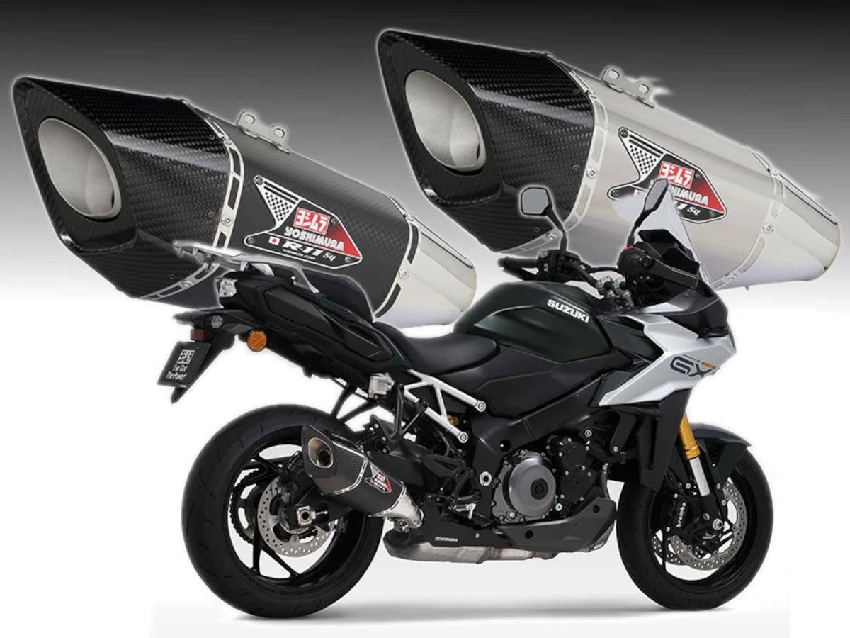 よりレーシーなGSX-S1000GX・S1000GTへ進化！ ヨシムラ「Slip-On R-11Sq サイクロン EXPORT SPEC 政府認証」S1000GX用が受注開始（Webikeプラス）  - Yahoo!ニュース