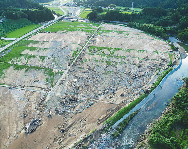 豪雨被災山形、農業現場は 水稲面積7割被害のJAも（日本農業新聞） - Yahoo!ニュース