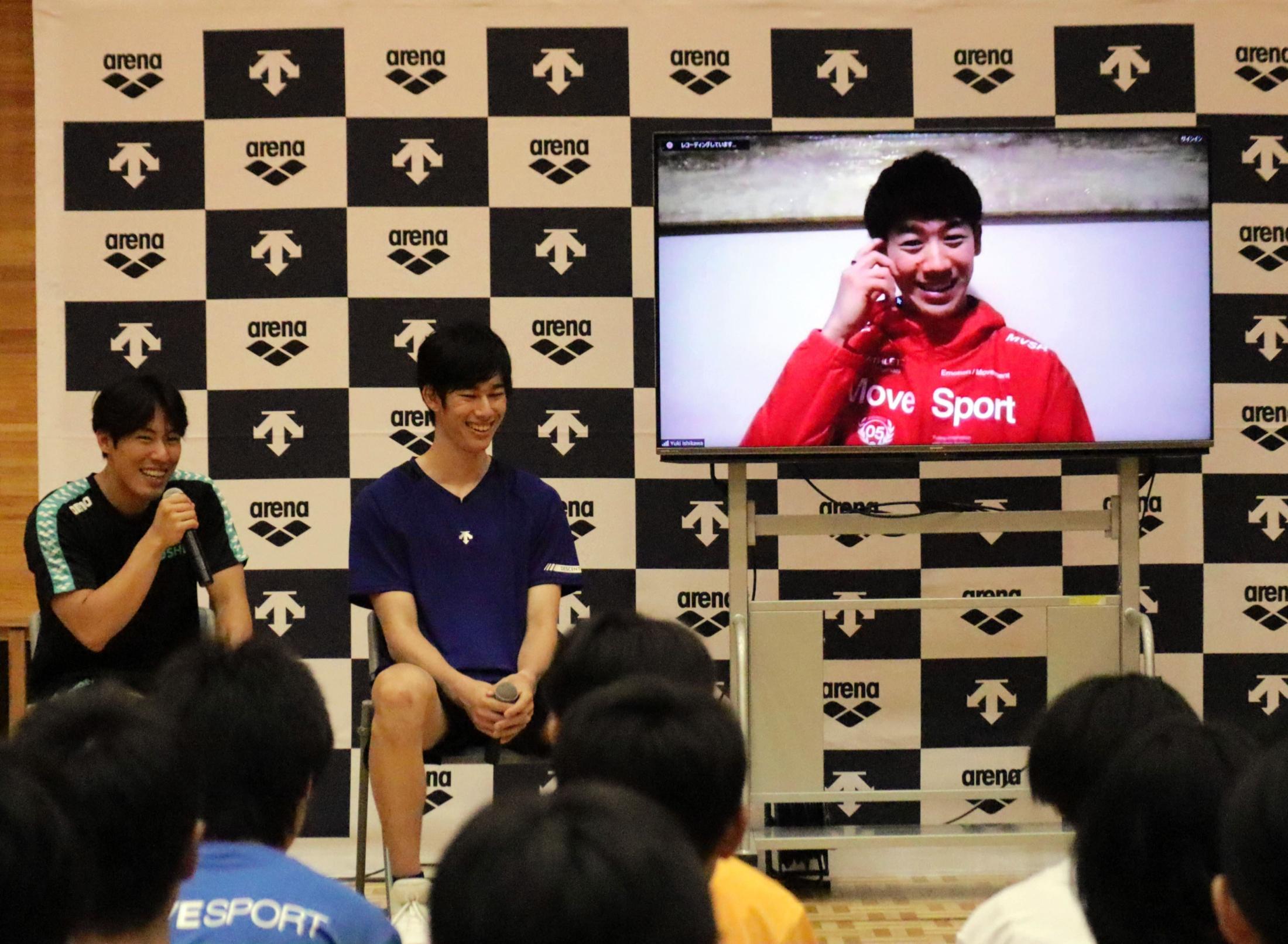 石川祐希が早朝５時からトークショー マルチスポーツ「挑戦してほしい」中学生向けスポーツイベント（デイリースポーツ） - Yahoo!ニュース