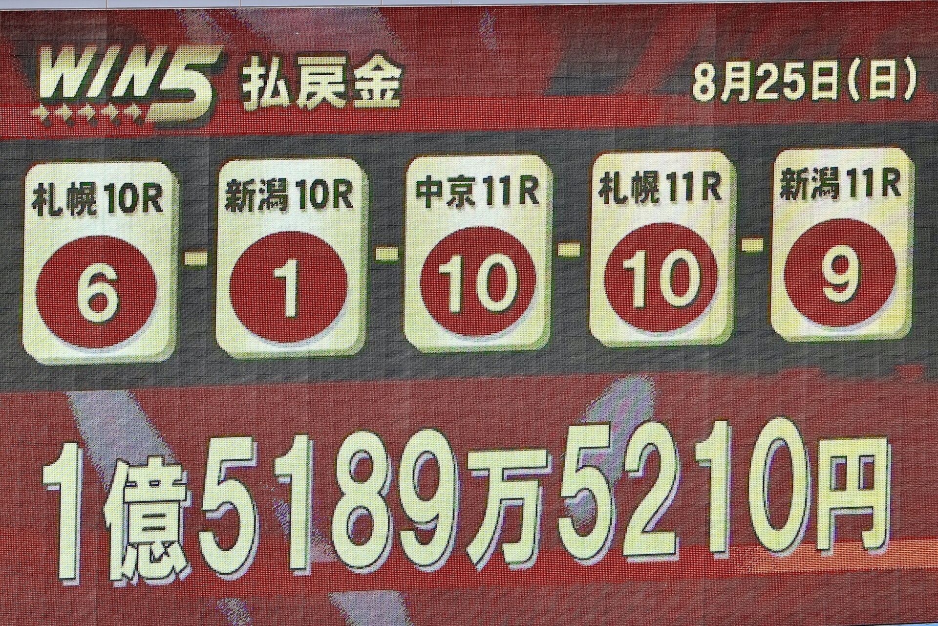 WIN5は1億円超えの大波乱…キーンランドCはサトノレーヴがV