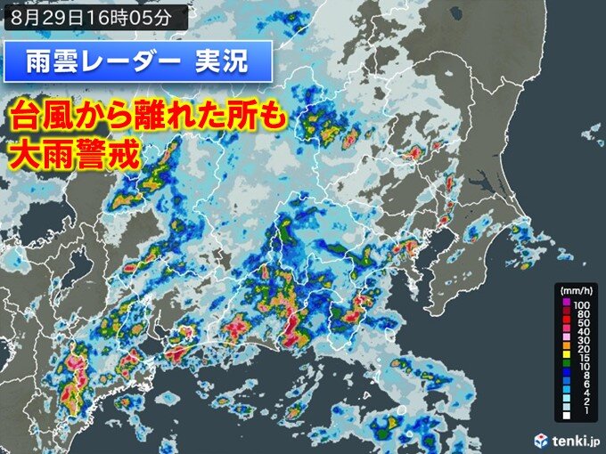 台風10号 離れた関東も活発な雨雲 9月初めにかけ災害級大雨の恐れ 早めの備えを（tenki.jp） - Yahoo!ニュース