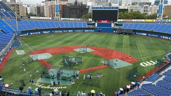 台風10号の影響でプロ野球の試合中止が相次ぐ ヤクルト対巨人、DeNA対阪神の中止を発表（日テレNEWS NNN） - Yahoo!ニュース