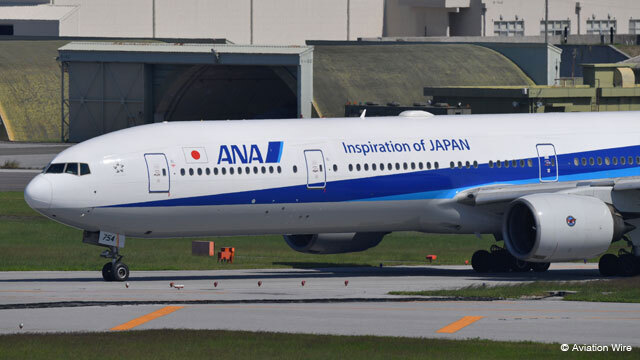 ANA、那覇空港で777-300補助エンジンから煙 羽田行きNH474便（Aviation Wire） - Yahoo!ニュース