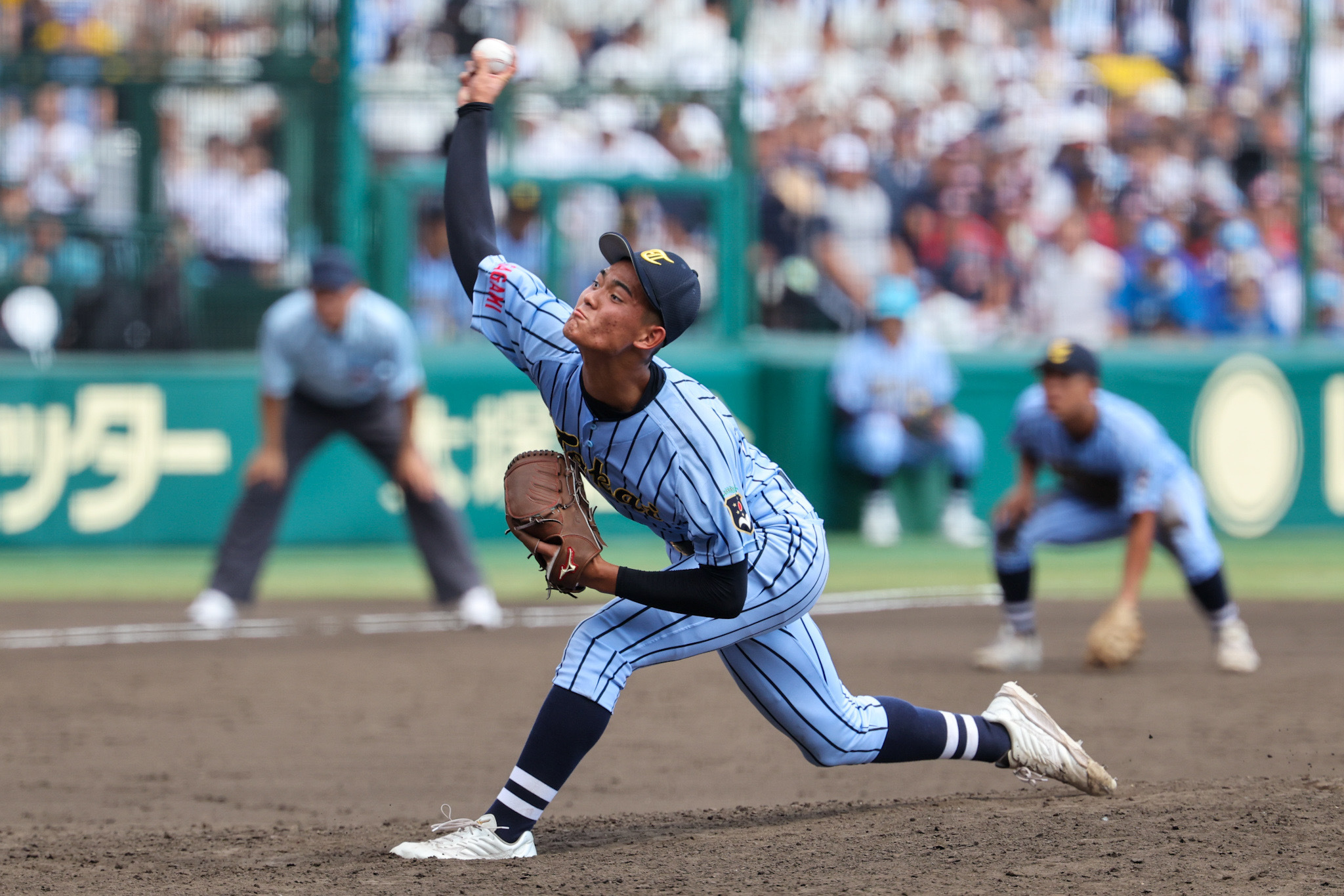 本日限りの大幅値下げ！【強豪校】横浜高校 野球部 グランドコート 高校野球 - ウェア