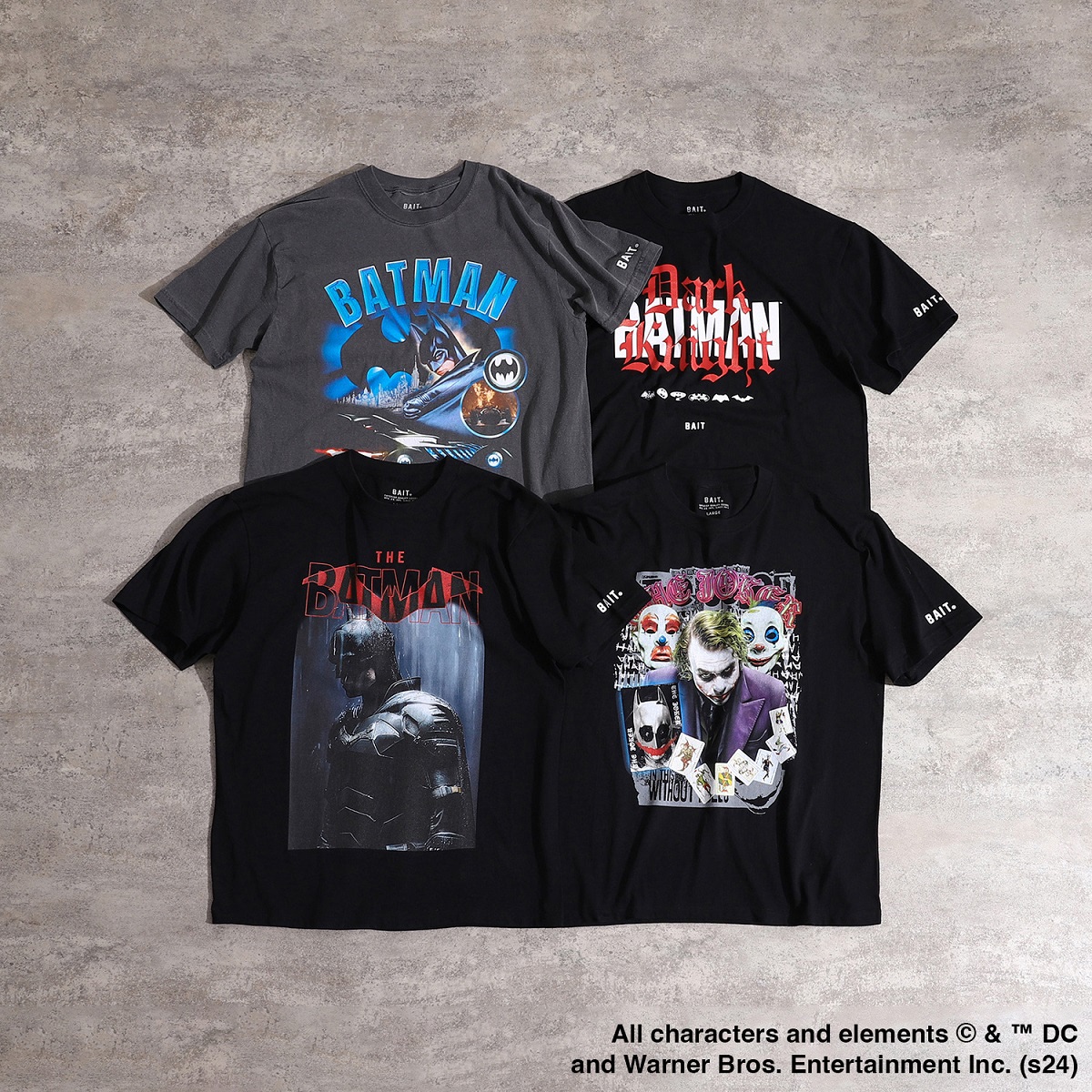 バットマン】カルチャーショップ「BAIT」から85周年を彩るTシャツ登場（アニメージュプラス） - Yahoo!ニュース