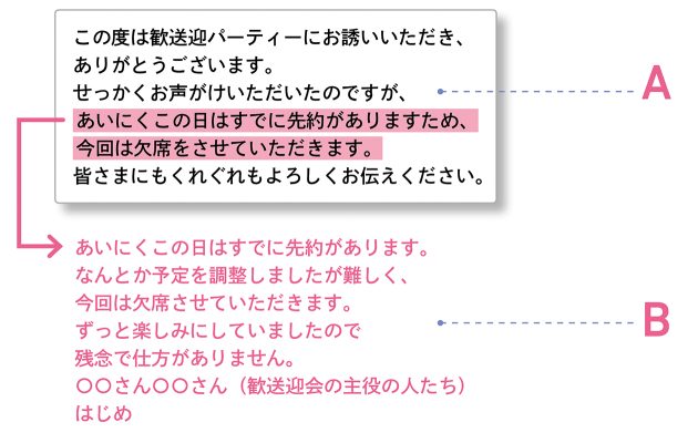 メール オファー クッション言葉 一方的