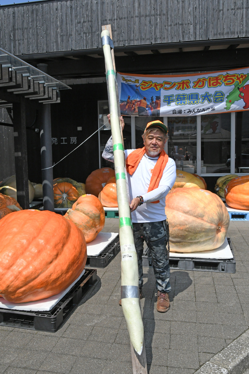 上野さんが270センチで優勝 鴨川で県長ヒョウタン競技会（千葉県）（房日新聞） - Yahoo!ニュース