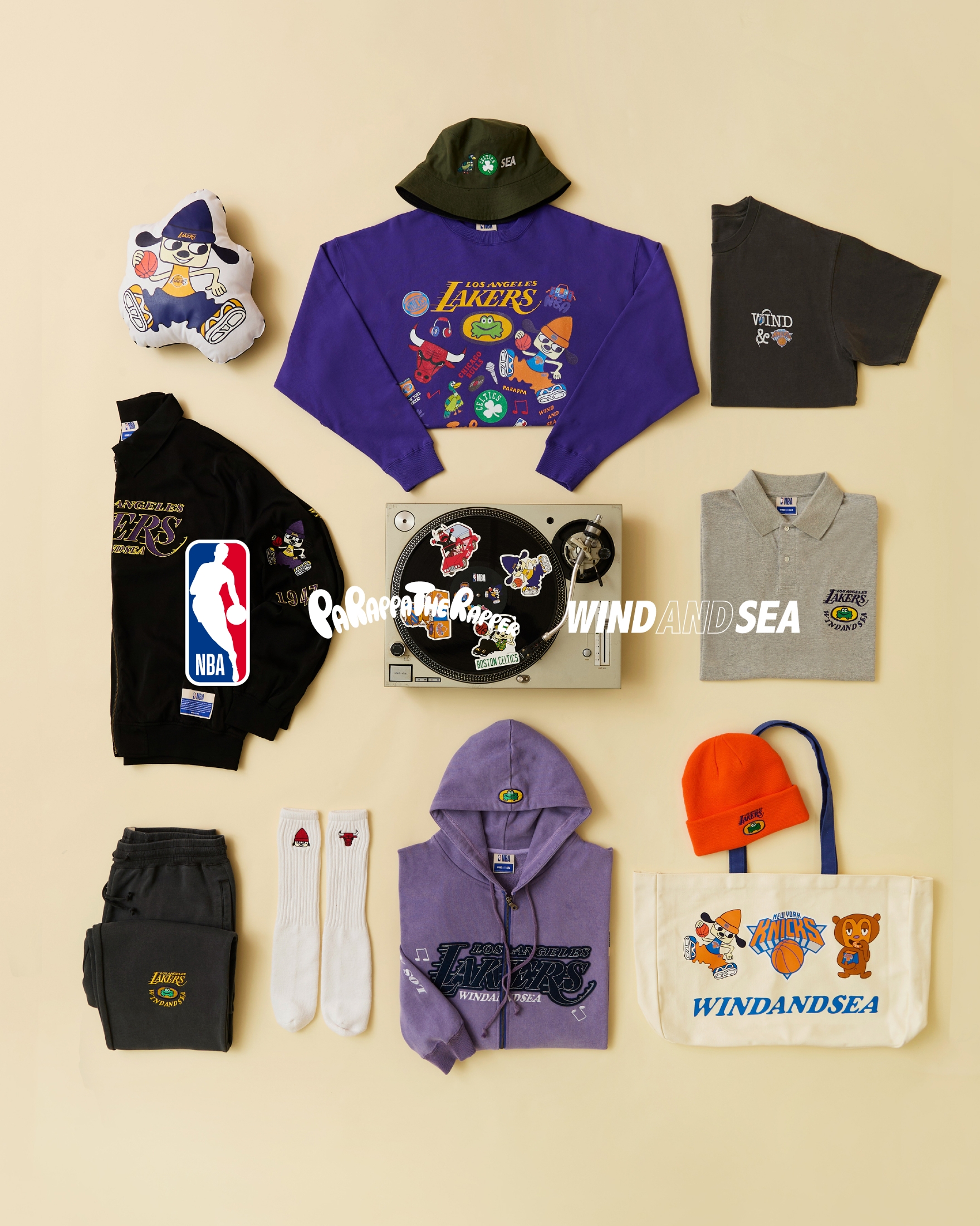 WIND AND SEA』からNBA×パラッパラッパーのコラボアイテムがリリース（NBA Rakuten） - Yahoo!ニュース