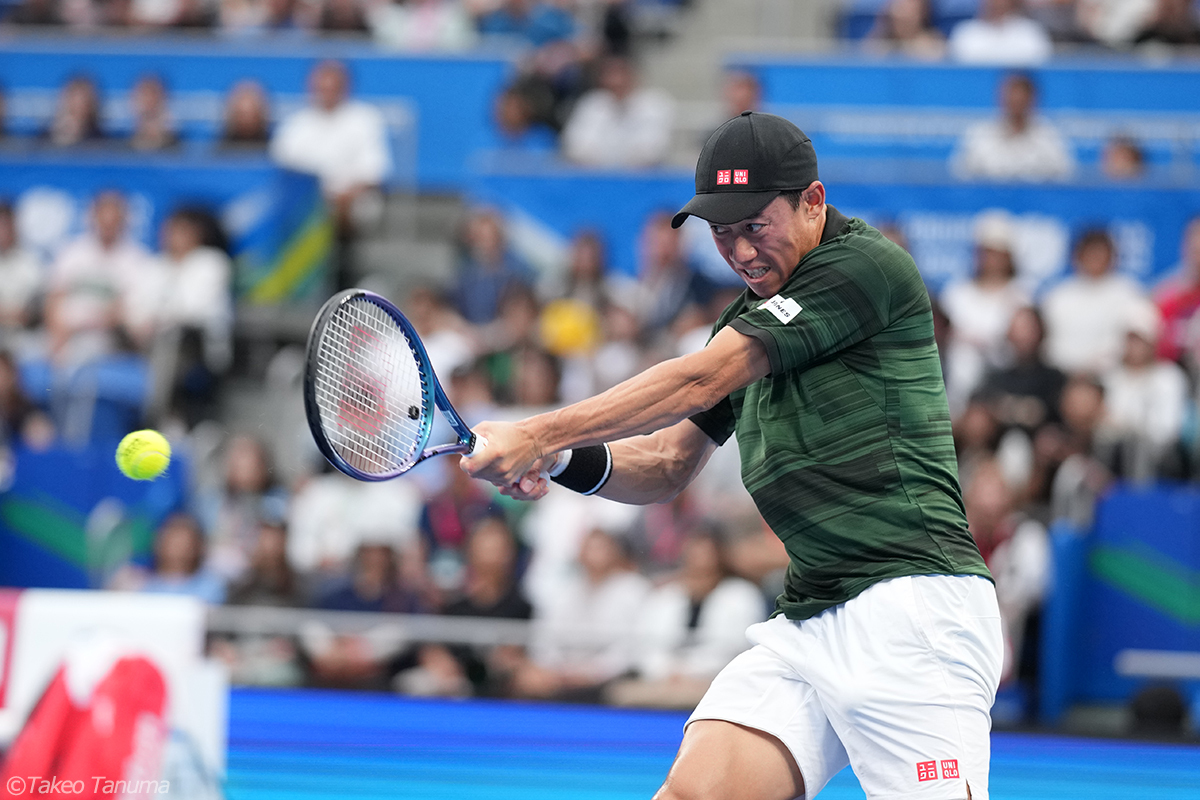 錦織圭、世界29位に完勝し同大会6度目の8強！「強かったですね」と自画自賛のプレーを披露[木下グループジャパンOP]【テニス】（Tennis  Classic） - Yahoo!ニュース