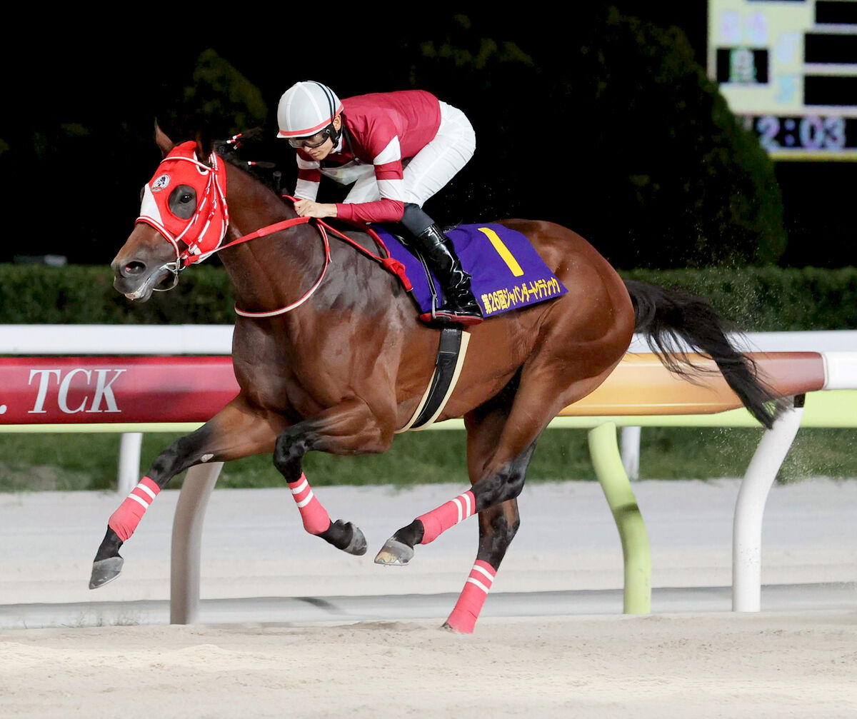 【ジャパンダートクラシック】単勝１・７倍に応えフォーエバーヤングがＪｐｎ１・２勝目　今週末凱旋門賞に挑むチーム矢作に追い風（馬トク報知） - Yahoo!ニュース