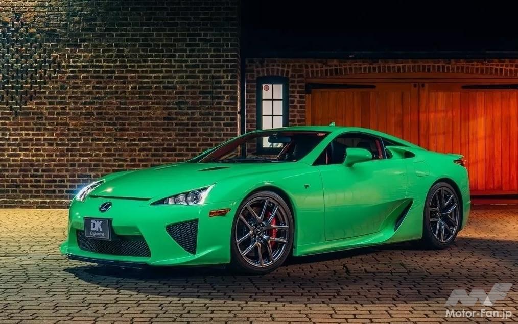 世界に2台の激レア... フレッシュグリーンのレクサス「LFA」中古車は1億4千万円超え!? （MotorFan） - Yahoo!ニュース