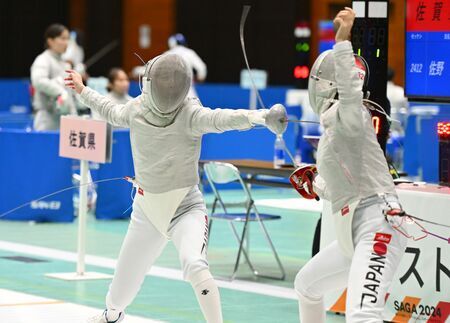 速報】フェンシング成年女子サーブル 佐賀県が優勝 東京都に２－０で勝利 SAGA2024国スポ（佐賀新聞） - Yahoo!ニュース