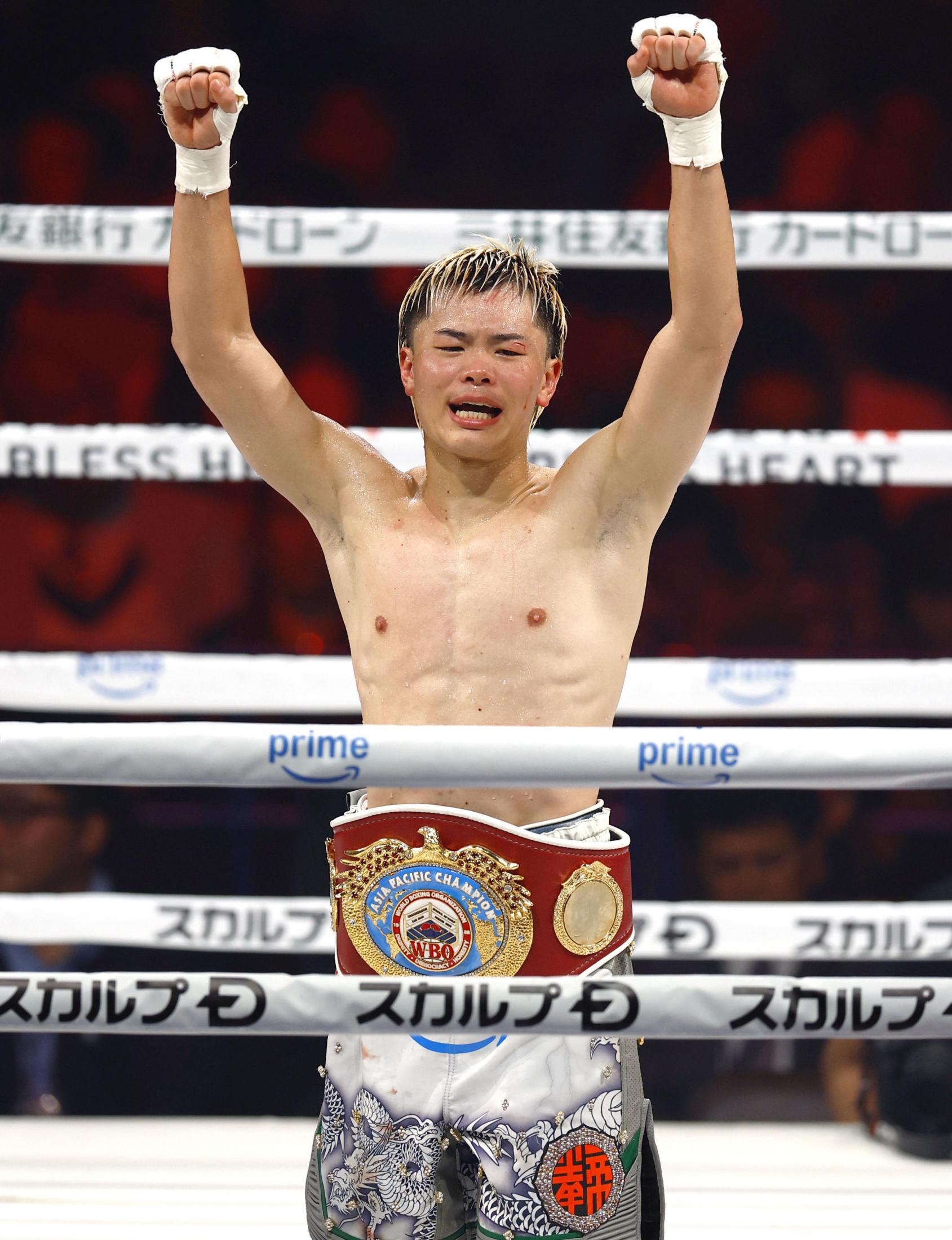【数量限定】30勝＆3度防衛達成記念グッズ 「中谷潤人ボブルヘッド」 数量限定】30勝＆3度防衛達成記念グッズ 「中谷潤人ボブルヘッド