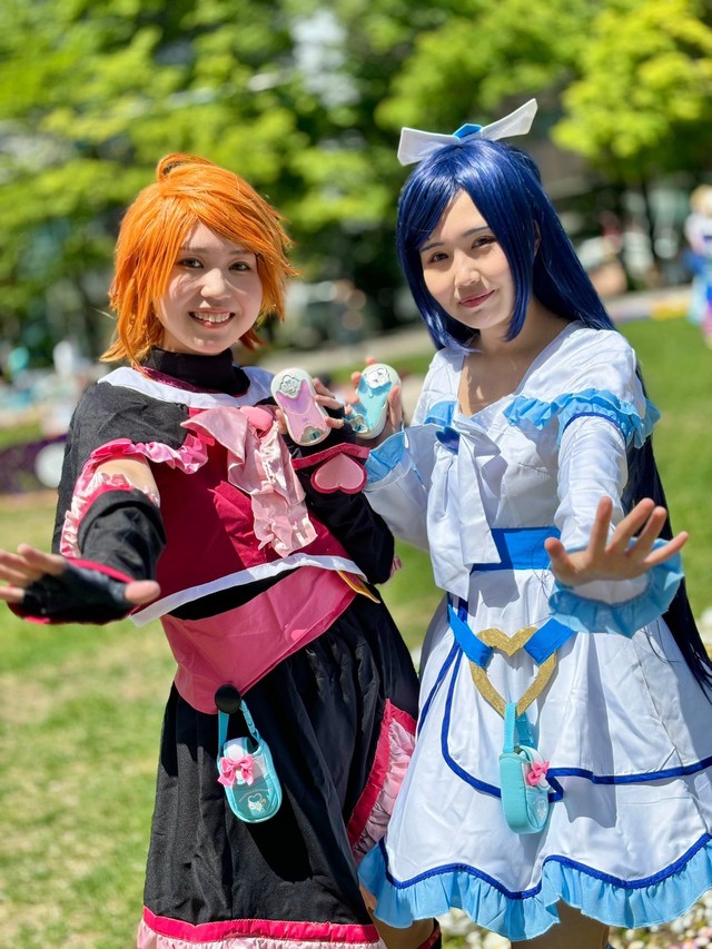 再び姉妹で「ふたりはプリキュア」コスプレ 20年前のコスプレ姿も可愛いと絶賛（まいどなニュース） - Yahoo!ニュース