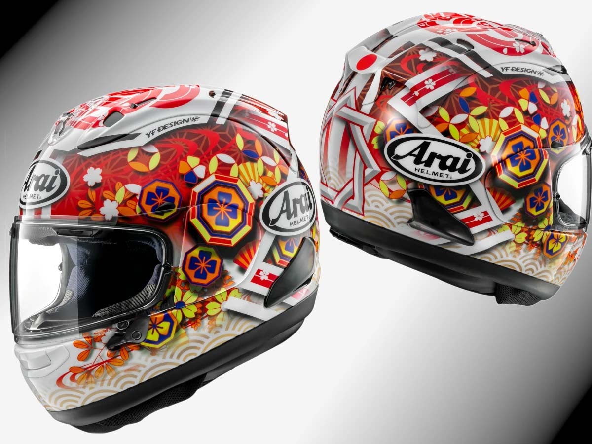 新製品】まさに日本を代表する雅なデザイン！ Arai RX-7Xから中上貴晶選手モデル「NAKAGAMI GP3」登場（Webikeプラス） -  Yahoo!ニュース