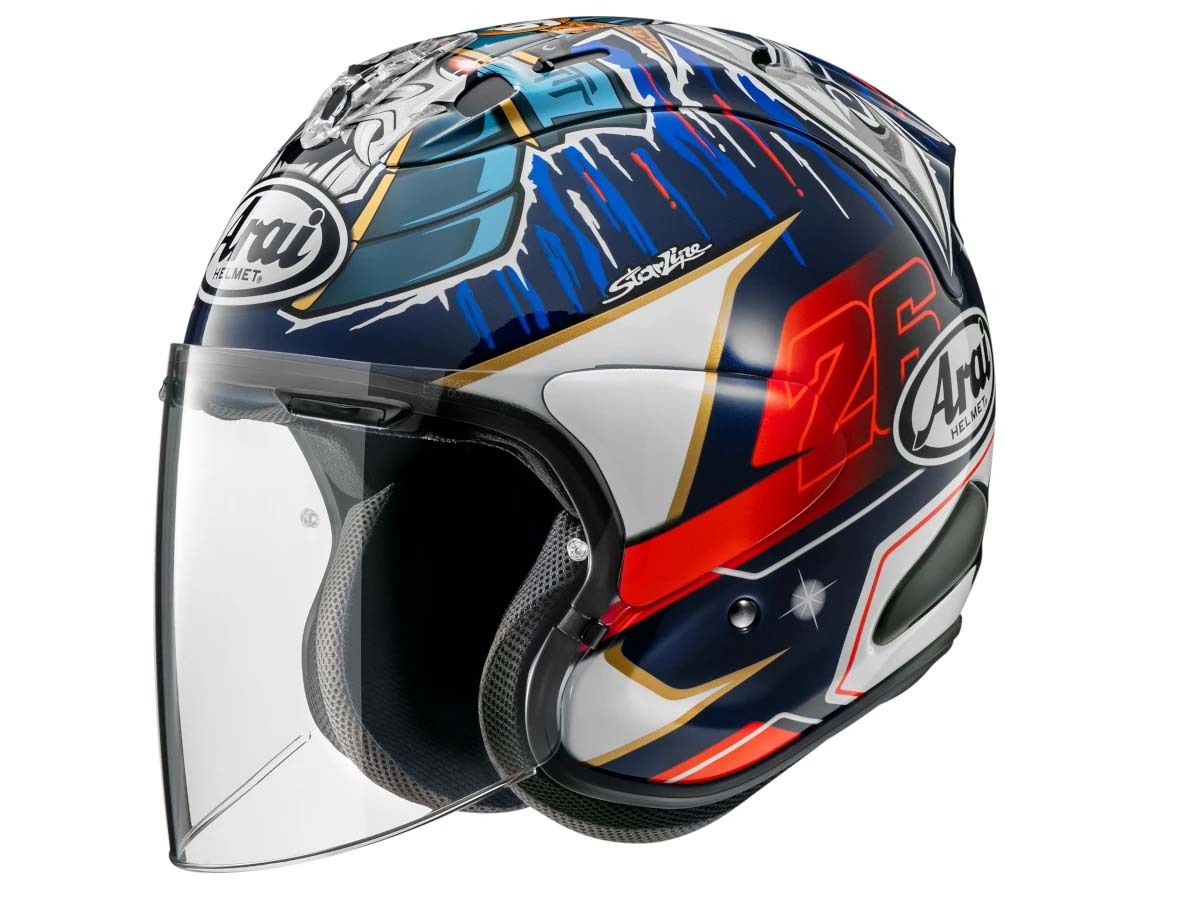 新製品】あの“SHOGUN”がジェットヘルメットに！ Arai VZ-RAMに「PEDROSA SHOGUN」登場（Webikeプラス） -  Yahoo!ニュース