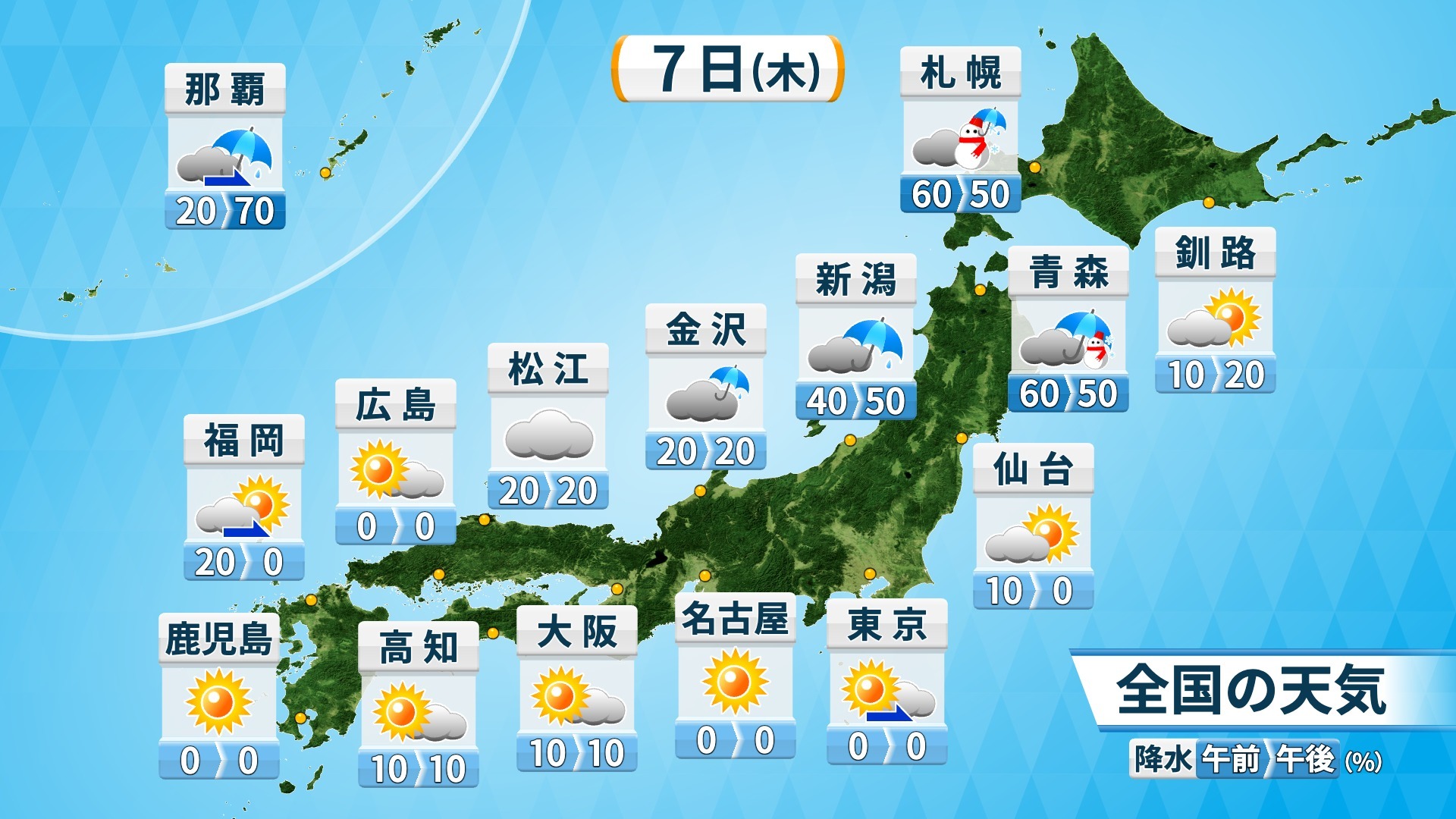 日本海側は冷たい雨や雪 北日本を中心に積雪や路面凍結に注意 晴れる太平洋側も北風冷たい（ウェザーマップ） - Yahoo!ニュース