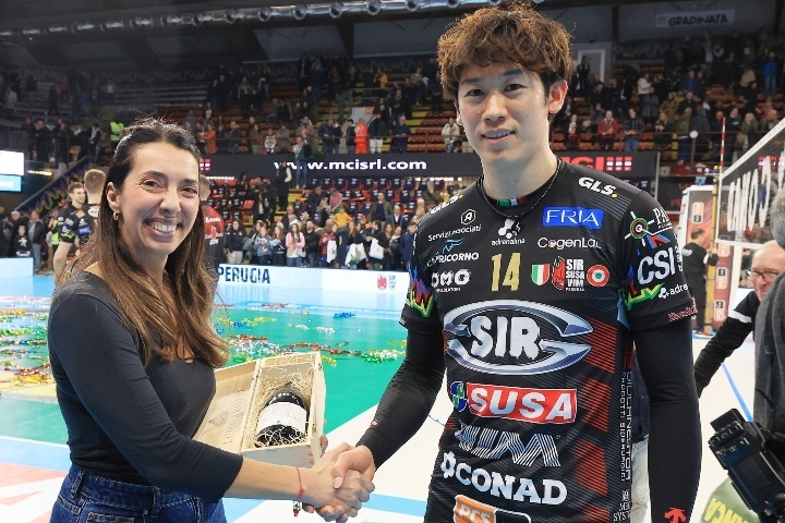 バレーボール】ペルージャ辛勝で開幕2連勝、16得点の石川祐希