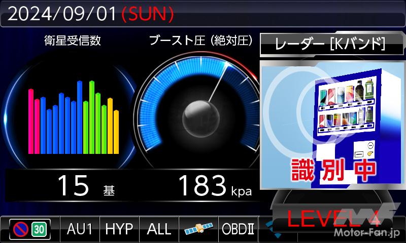 小型移動オービスによる最新の速度取り締まりもBLITZ『Touch